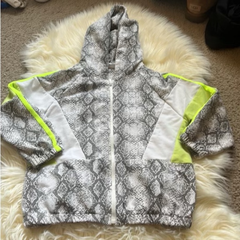 Zara kids girls animal print hoodie